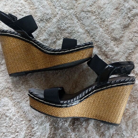 Charles by Charles David Tapia Straw Wedges - Picture 11 of 14